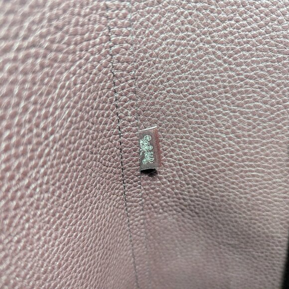 COACH Gotham Tall Tote 34 Unisex Bag Black Pebbled Leather Laptop Friendly EUC! - Picture 7 of 11